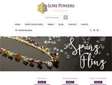 Tablet Screenshot of loripowersjewelry.com